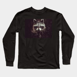 Reclusive Raccoon Photograph Long Sleeve T-Shirt